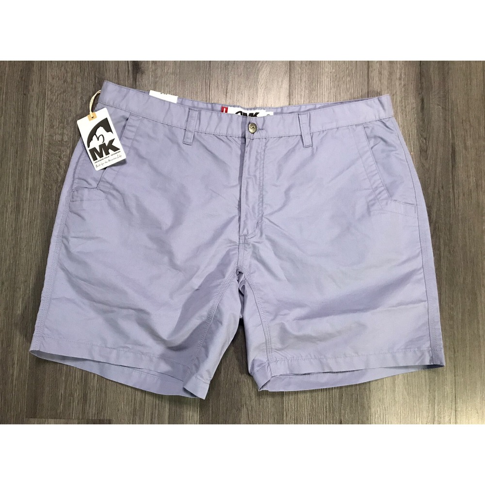 NWT Mountain Khakis Men's Bahama‎ Blue Broadway Fit Poplin Shorts Size 42x8